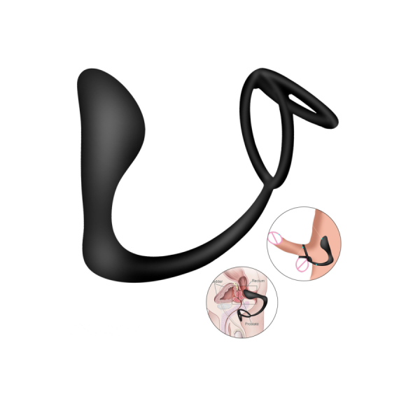 GASTON, Stimulateur Prostatique dans un silicone doux et lisse 